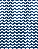 Navy Blue Chevron