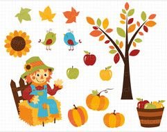 Scarecrow Clip Art N13