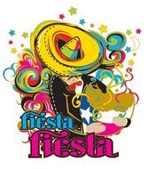 Fiesta Clip Art drawing