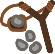 Slingshot With Stones By Qubodup
