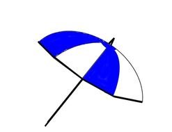 Beach Umbrella Clip Art N23