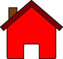 Red House Clip Art