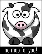 Funny Cow Cartoon Clip Art