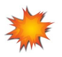 Explosion Clip Art drawing