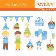 Boy Birthday Cupcake Clip Art For Kid