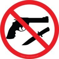 No Weapons Sign N4