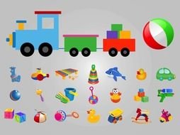 Free Clip Art Toys drawing