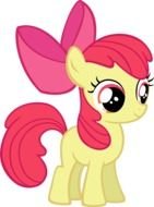drawing a pony with a pink bow