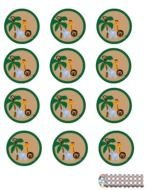 Free Printable Safari Baby Shower Labels