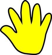 Handprint Clip Art N7