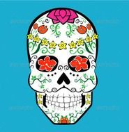 Flower Skull