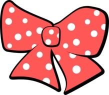 Pink Bow Clip Art N17