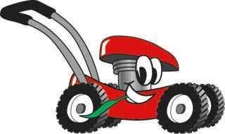 Animated Lawn Mower drawing
