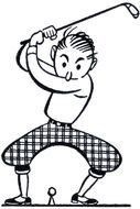Golf Clip Art drawing