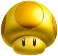 clipart of the golden Mushroom