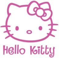 pink Hello Kitty drawing