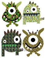 Baby Monster Clip Art N2