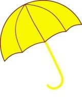 Yellow Umbrella Clip Art N4