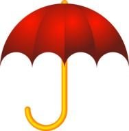 Red Umbrella Clip Art N3