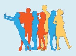 Crowd Clip Art Vector drawing