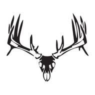 Whitetail Deer Head Silhouette N3