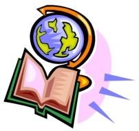 Social Studies book Clip Art drawing