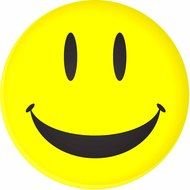 Clipart of Happy Smiley Face