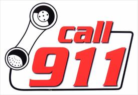 Call 911 as a picture for clipart