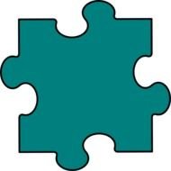 Puzzle Piece Clip Art N25