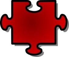 Jigsaw Puzzle Pieces Clip Art N12