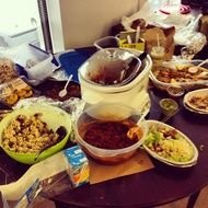 Potluck Lunch Clip Art N3