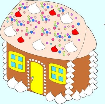 Gingerbread House Clip Art N13
