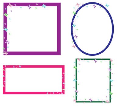 Butterfly Frame Clip Art
