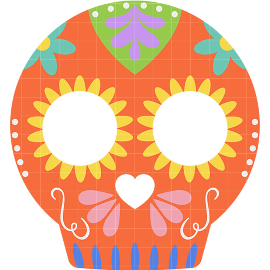 Sugar Skull Clip Art N7