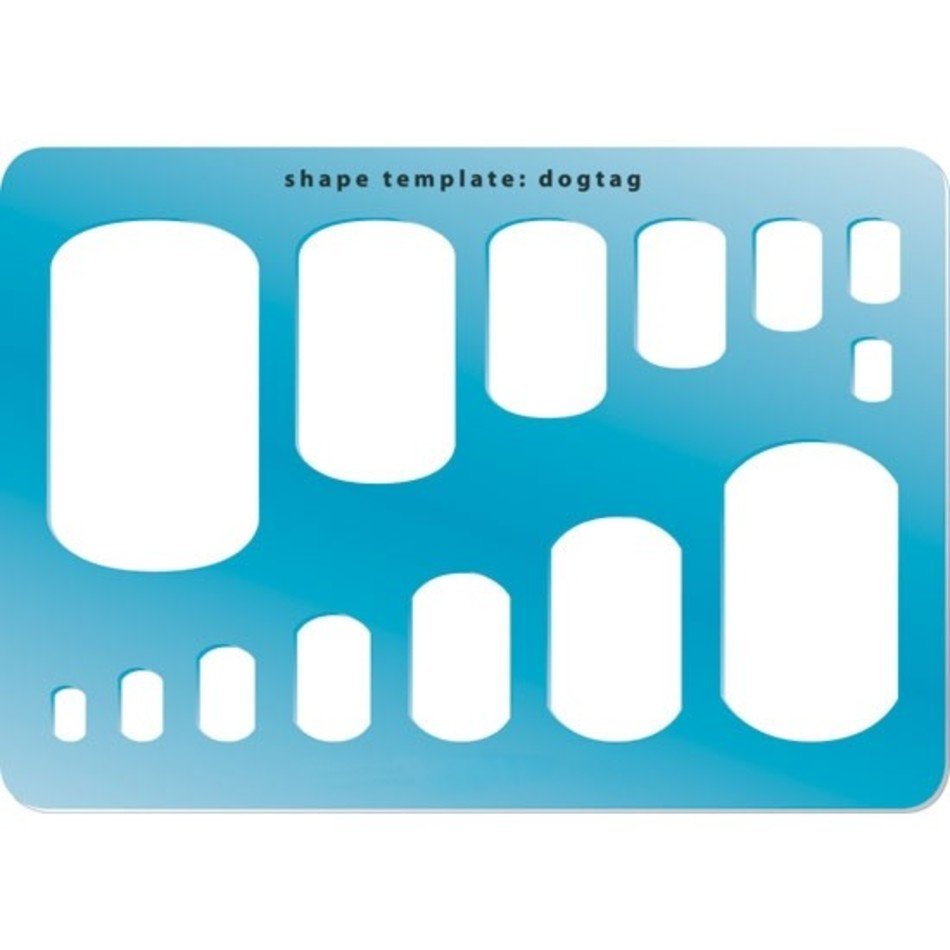 Template For Photo Dog Tag Jewelry