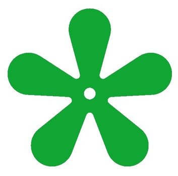 Retro Flower Clip Art N2