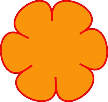 Red Orange Yellow Flowers Clip Art