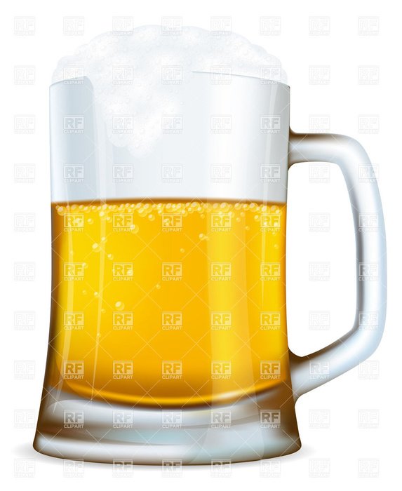 Vector Beer Mug Clip Art N2