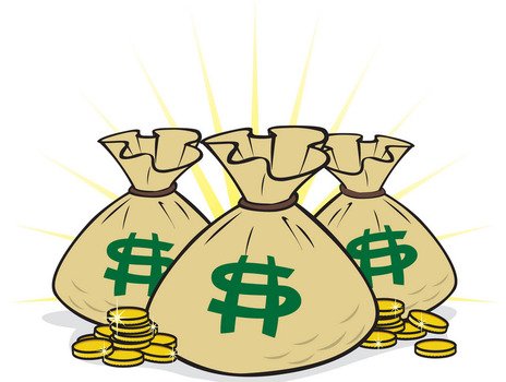 Cartoon Money Bag