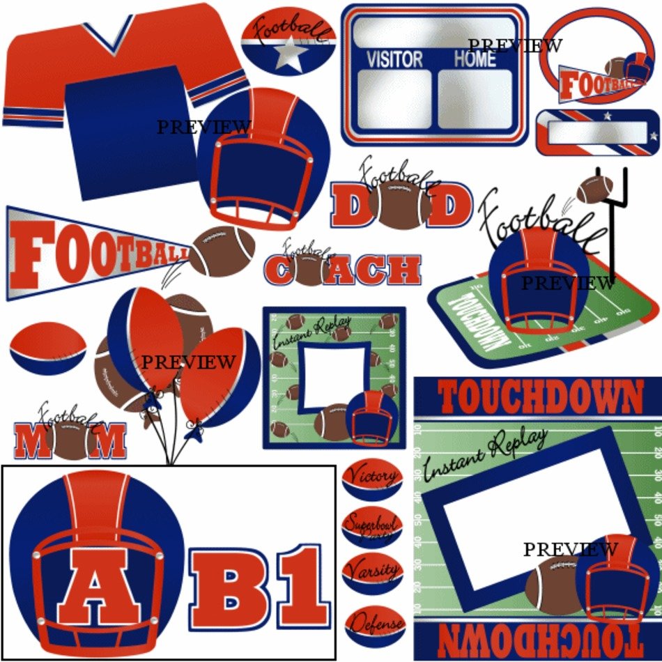 Football Tailgate Party Clip Art N2