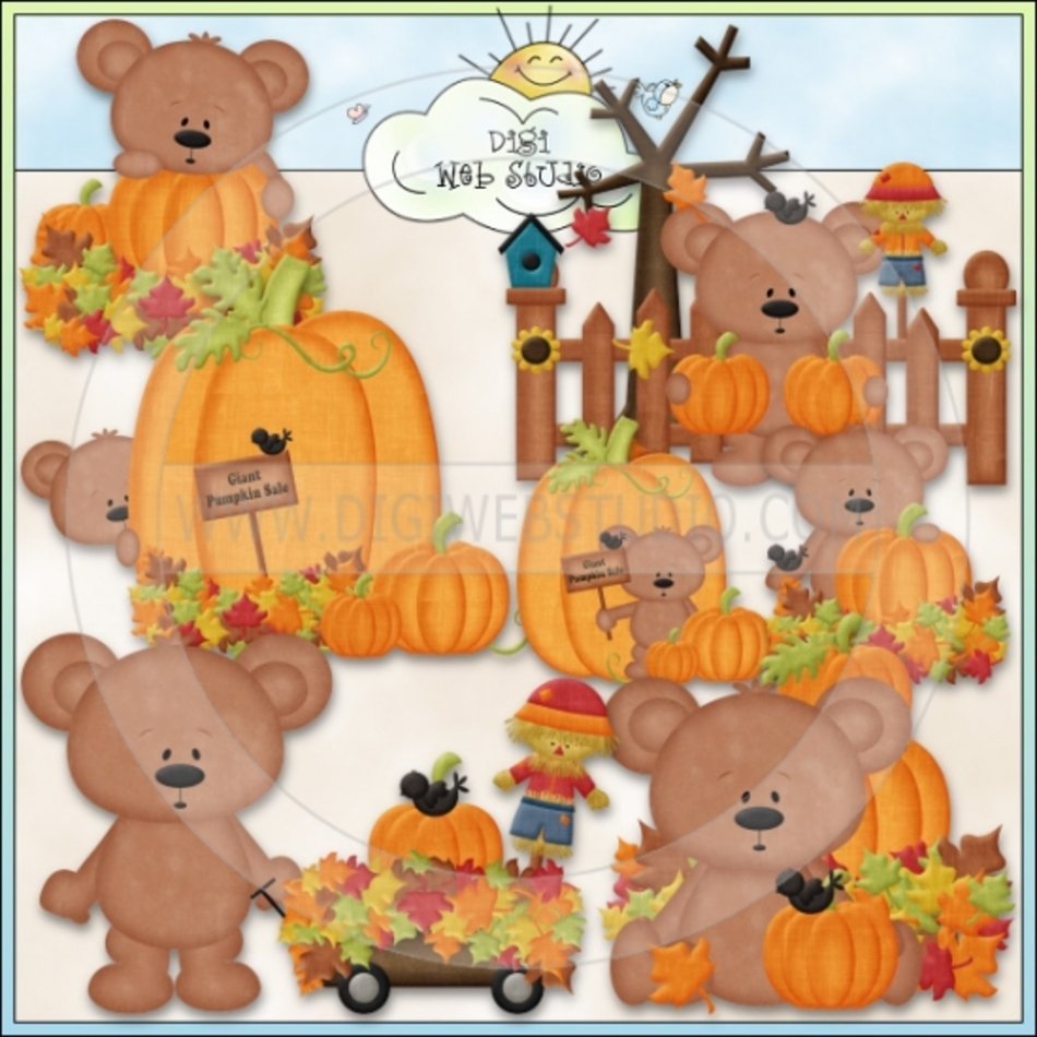 Pumpkin Patch Clip Art N6
