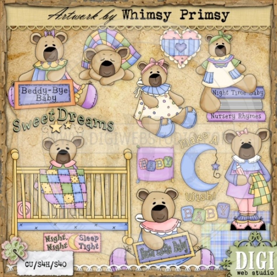 Baby Crib Clip Art N4