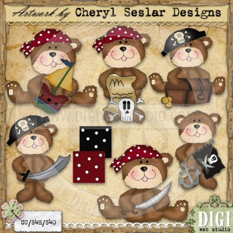 Teddy Bear Clip Art N66
