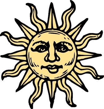 Sun Clip Art N104