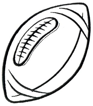 Football Outline Clip Art