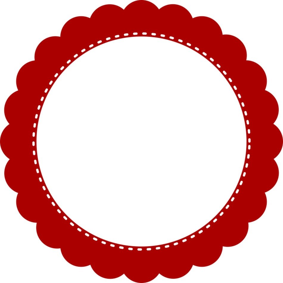 red round frame