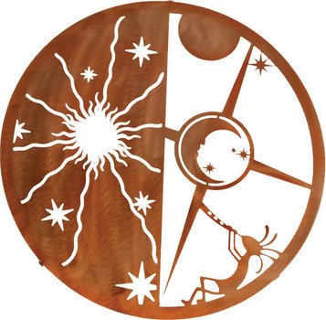Sun And Moon Metal Wall Art