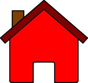 Red House Clip Art