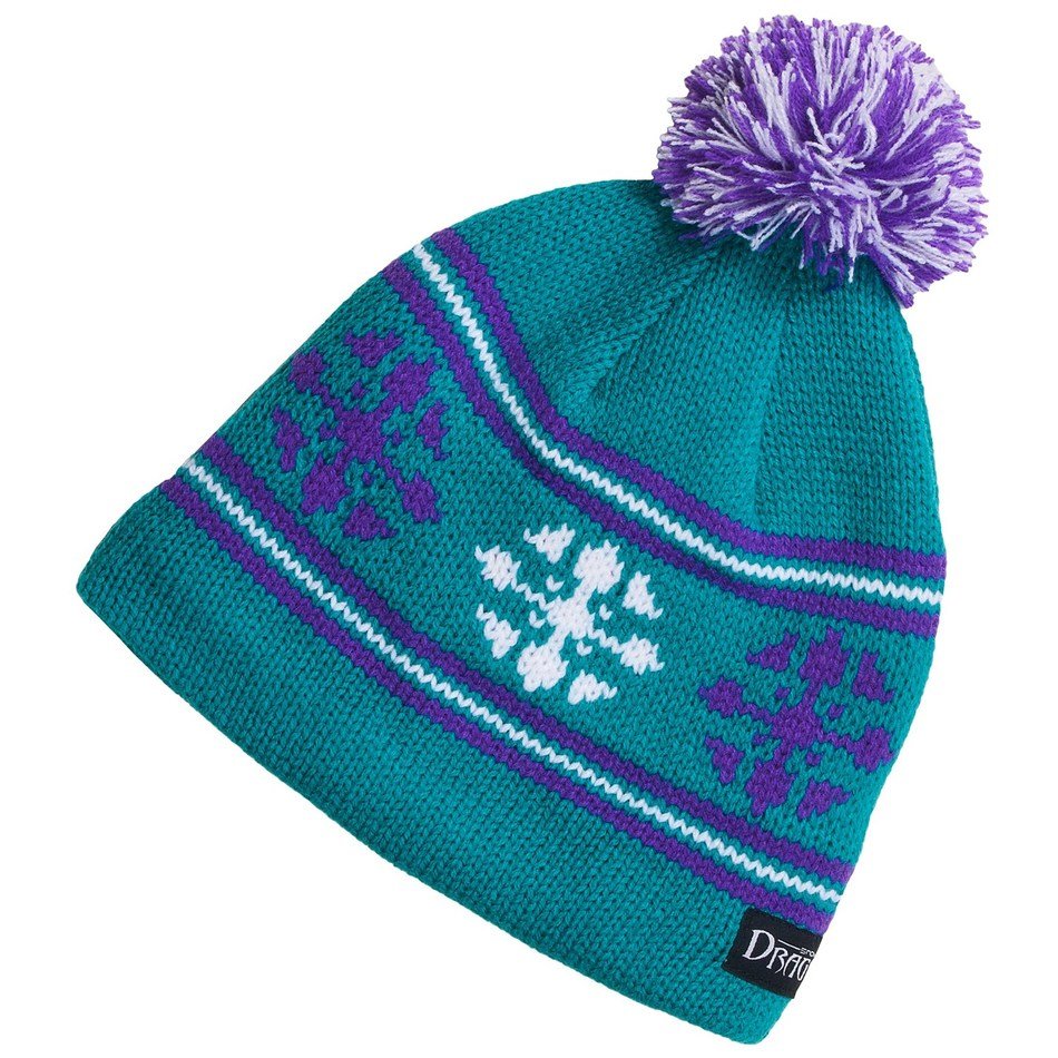 Colorful snow hat