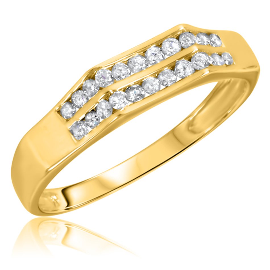 Yellow Gold Wedding Ring Sets For Women